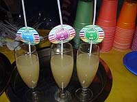 Rainbow Birthday theme Straw toppers